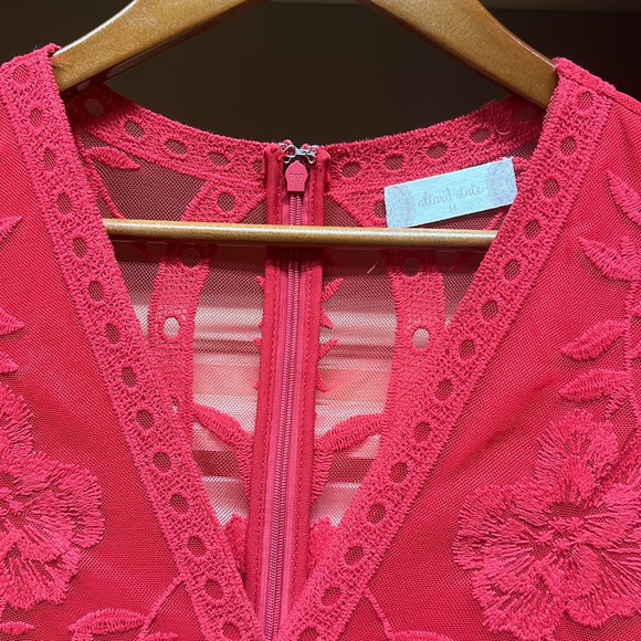 Altar’d State red lace dress - Picture 2 of 7